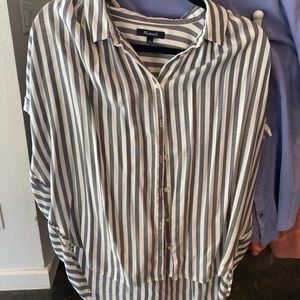 Madewell Striped Short Sleeve top L